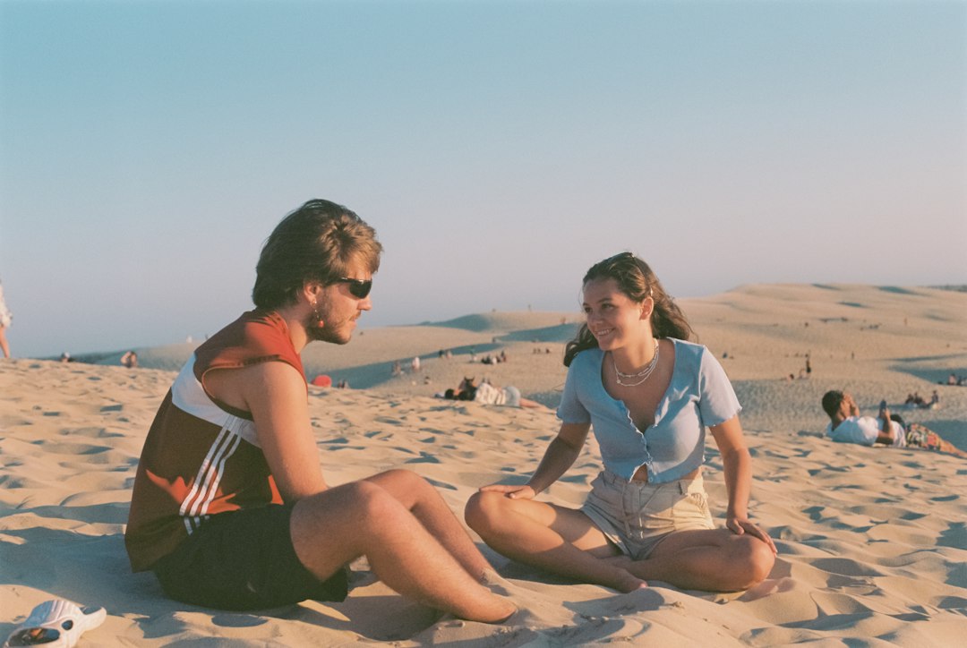 Diverse group of travelers meeting and connecting in a vibrant city setting